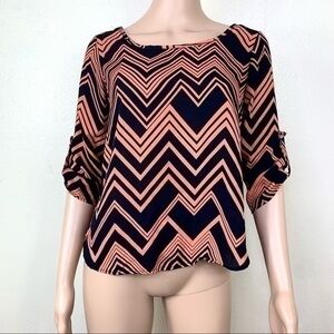 A’Gaci,A’Gaci women’s Top shirt striped sz M